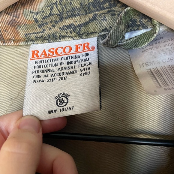 Vintage Rasco FR Camo Hooded Bomber Jacket - Picture 6 of 8